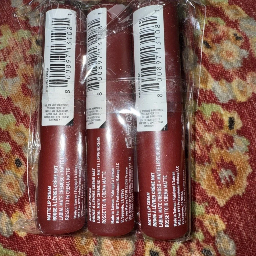 NYX Makeup (3-pack) - Smooth‎ Whip Matte Lip Cream - Parfait
